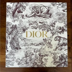 Gold Dior Toile de Jouy Gift/Storage Box